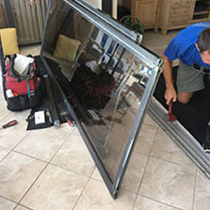 sliding glass door frame repair Hillsborough